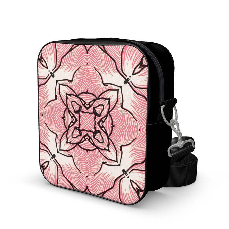 Pink messenger bag sale